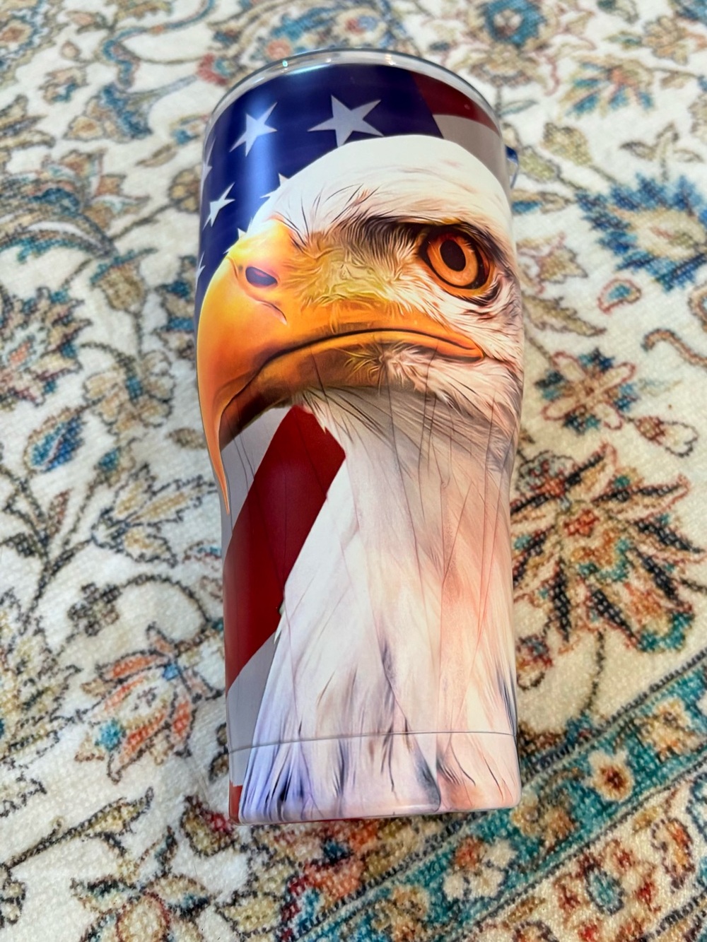 Patriotic Eagle Stainless Tumbler - Red White Blue